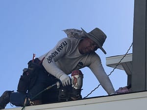 Roofer on a Payson Home